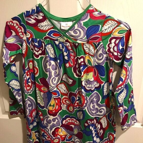 Hanna Andersson Size 140 paisley print dress - Picture 1 of 2